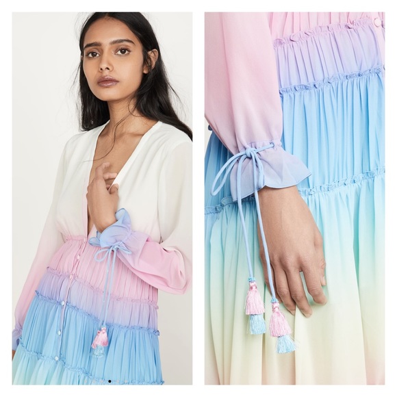 Rococo Sand Ciel Rainbow dress size med - Picture 3 of 10